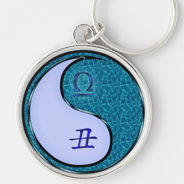 Llavero Libra y Ox de agua (Frente)