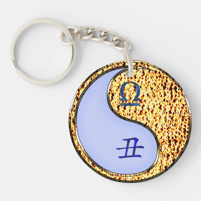 Llavero Libra y Ox de Fuego (Frente)
