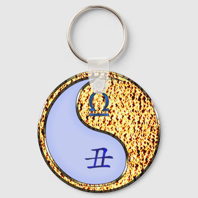 Llavero Libra y Ox de Fuego (Anverso)