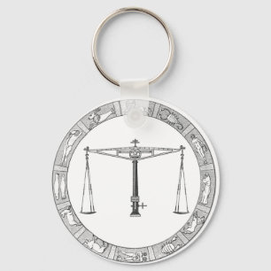 Llavero LIbra Zodiac Keychain