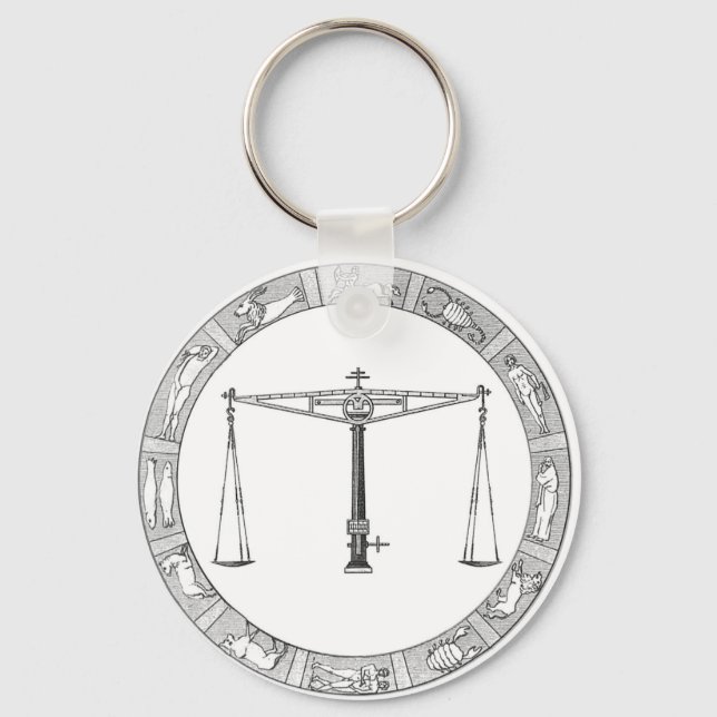 Llavero LIbra Zodiac Keychain (Anverso)