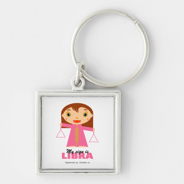 Llavero Libra Zodiac para los niños (Frente)