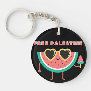 Llavero libre palestina sandía Palestina linda colorida