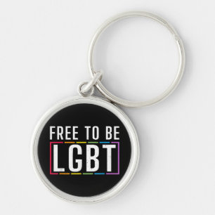 Llavero Libre para ser Orgullo Gay Lésbico Bisexual LGBT