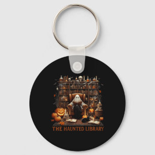 Llavero Librería Halloween Vintage Spooky Bookish Hauned