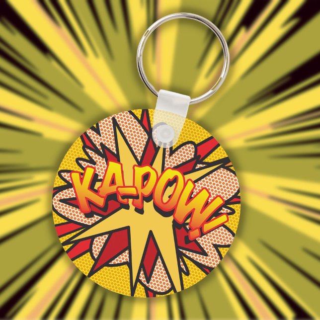 Llavero Libro cómico Pop Art KA-POW (Subido por el creador)