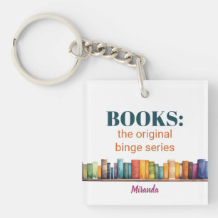 Llavero Libro de lectura de amistad divertida para persona