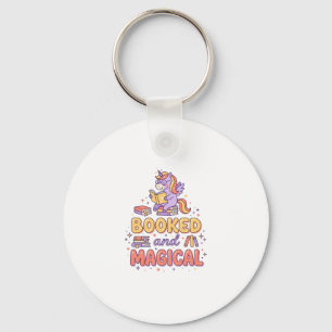 Llavero Libro de Unicornio y Magia Imprimir Preparar Fondo