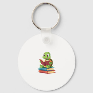 Llavero Libros de lectura de tortugas adorables (2)
