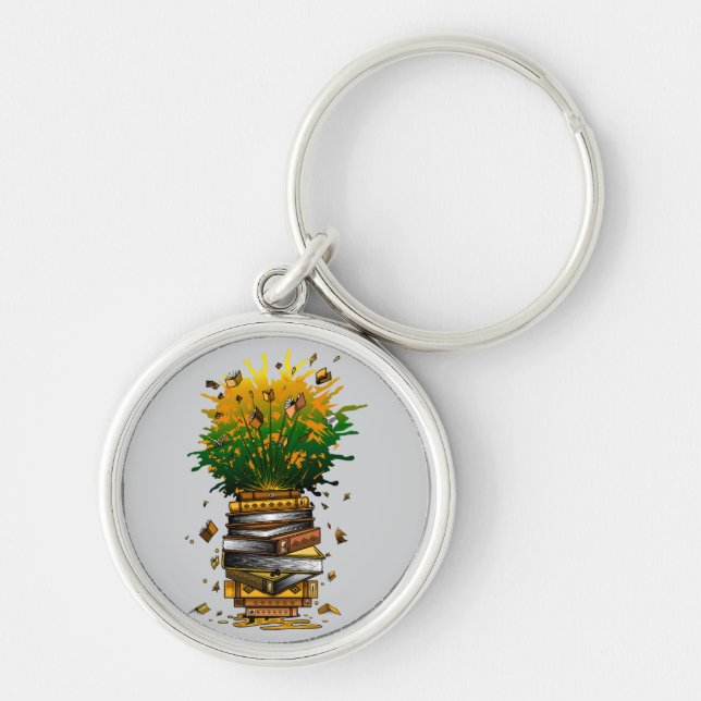 Llavero Libros de piña (Frente)