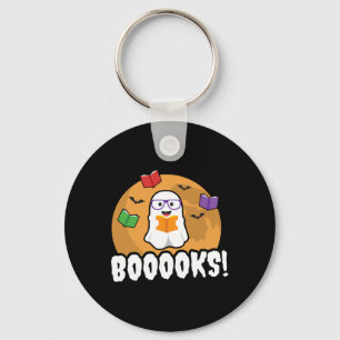 Llavero Libros Ghost Boo Leer libros Biblioteca Regalo Div