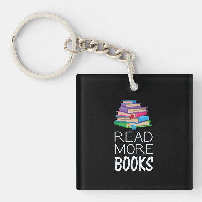 Llavero Libros - Leer más libros (Frente)