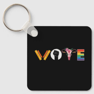 Llavero Libros VOTE Útero Apoyo LGBT