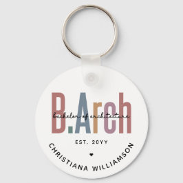 Llavero Licenciado en Arquitectura por el personalizado BA