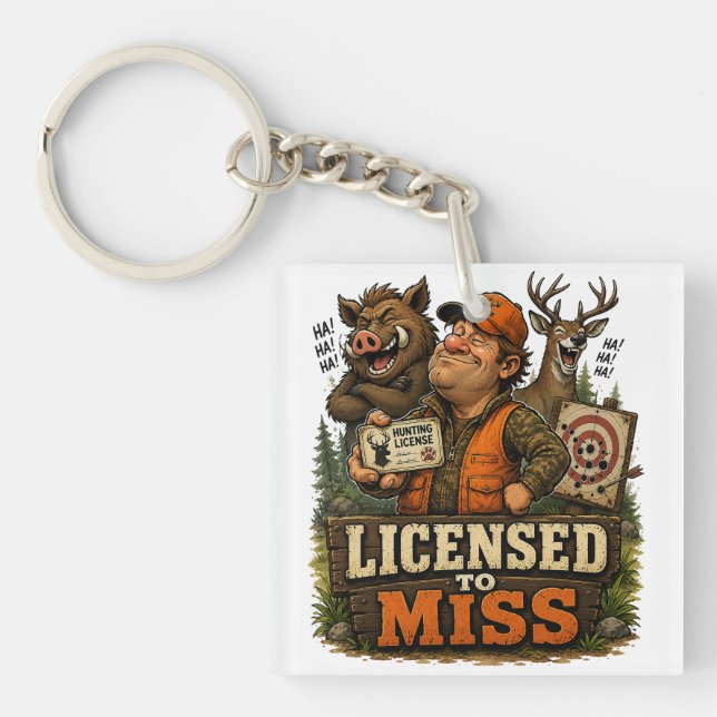 Llavero Licensed To Miss (Frente)