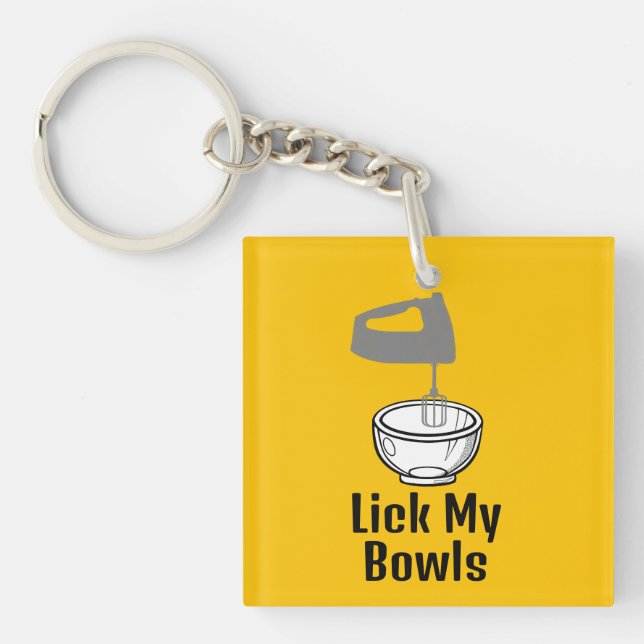 Llavero Lick My Bowls Keychain (Frente)