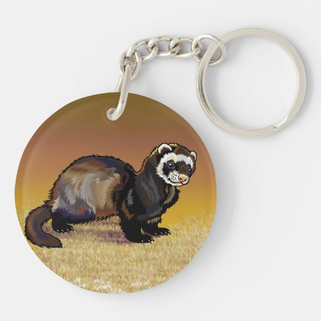 Llavero liebre y hurón (Atrás)