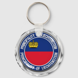 Llavero Liechtenstein Round Emblem