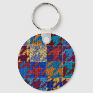 Llavero Lienzo de trabajo en mosaico: patrón de imitación 