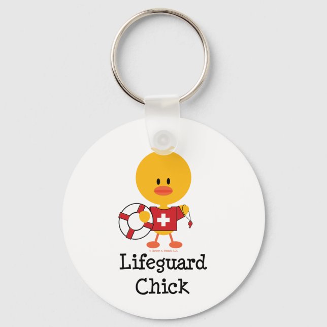 Llavero Lifeguard Chick Keychain (Anverso)