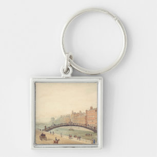 Llavero Liffey Bridge en Dublín por Samuel Frederick Broca