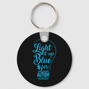 Llavero Light It Up Blue Autism Awareness Gits Autistic S