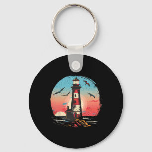 Llavero Lighthouse Seaside House Sailing Sea Booting Light