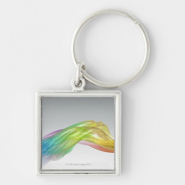 Llavero Lightscape del arco iris 3D (Frente)
