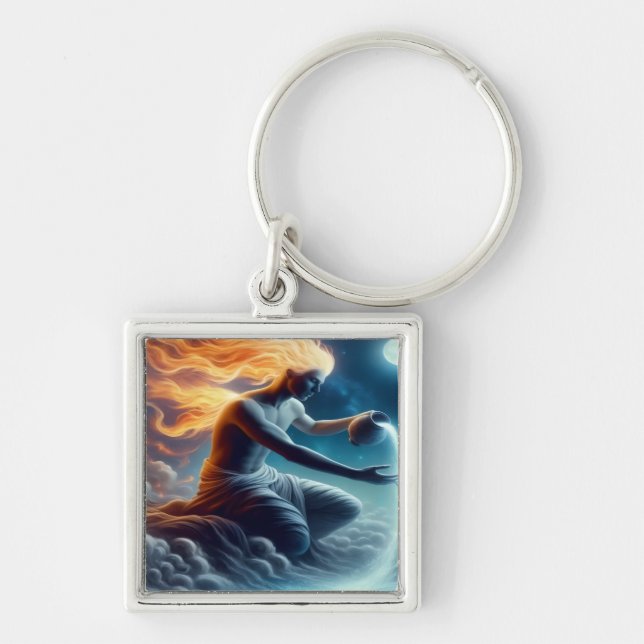Llavero Like Fine Wine Fire Keychain (Frente)