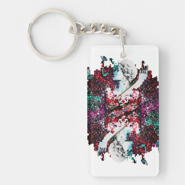 Llavero Like Flowering Flowers (Frente)