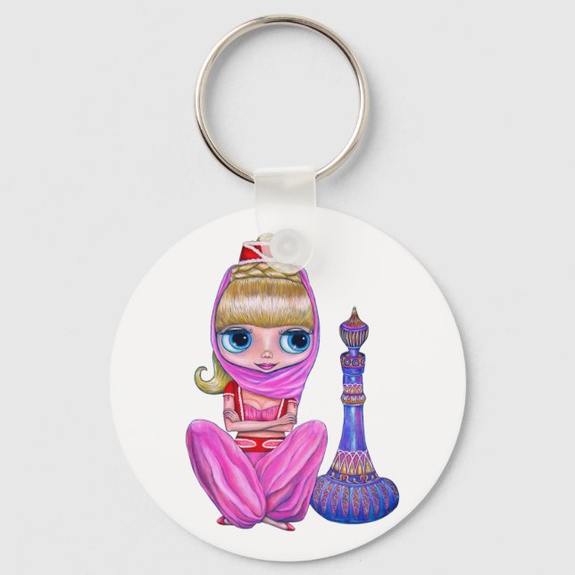 Llavero Lil' Pink Genie Keychain (Anverso)