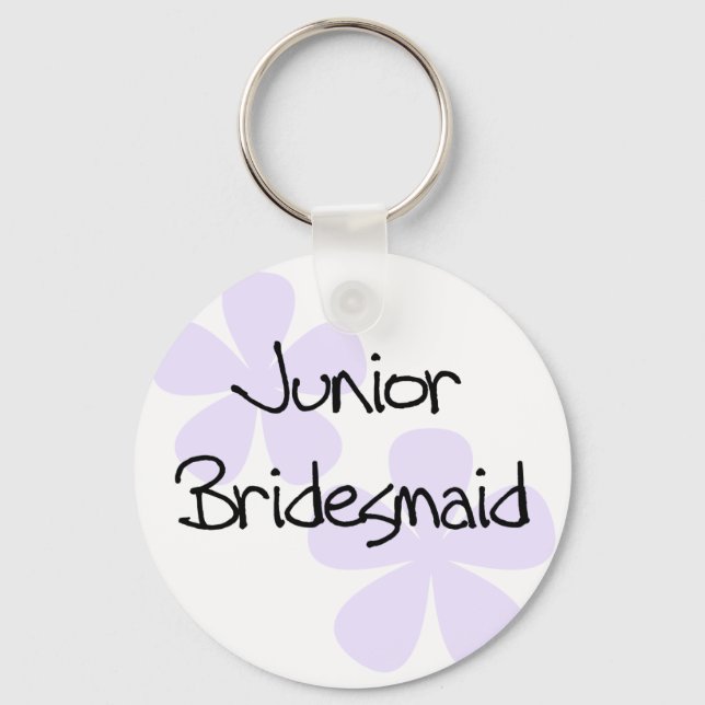 Llavero Lilac Flowers Jr. Bridesmaid (Anverso)