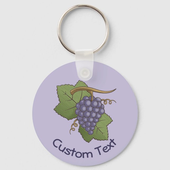 Llavero Lilac Grapes Keychain (Anverso)