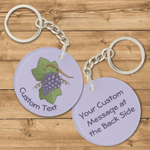 Llavero Lilac Grapes Keychain