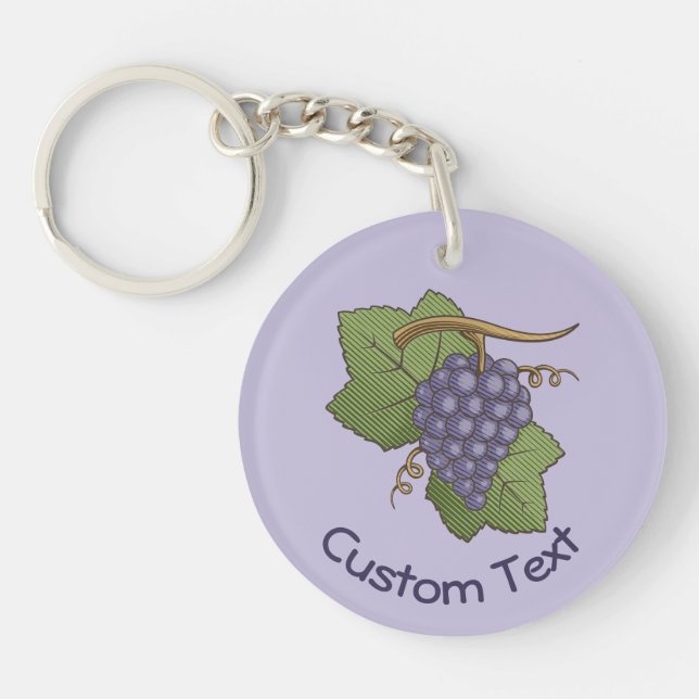 Llavero Lilac Grapes Keychain (Frente)