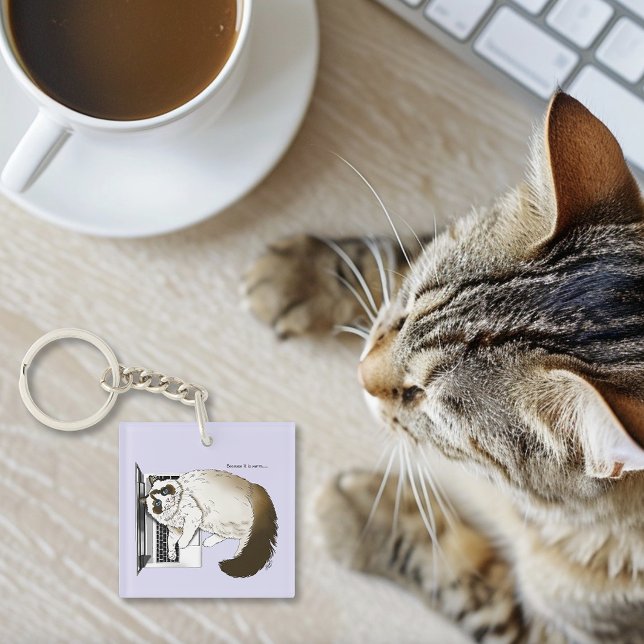 Llavero Lilac Laptop Cast Funny Cute (Subido por el creador)