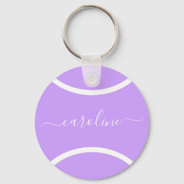 Llavero Lilac Tennis Ball Chicas Personalizados Nombre Dep