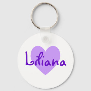 Llavero Liliana en morado