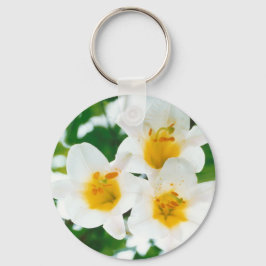 Llavero Lilis blancas - Lilium candidum de flores de lirio