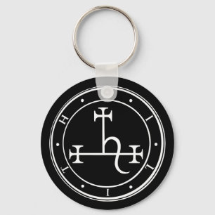 Llavero Lilith Sigil. Keychain de foca de diosa de la luna