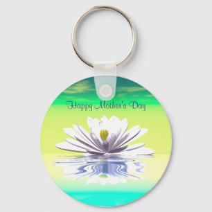 Llavero Lily de Agua Blanca del Día de la Madre