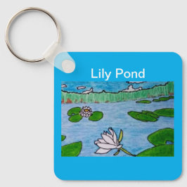 Llavero Lily Pond Azure Blue