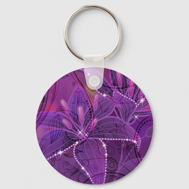 Llavero Lily Purple Dreams (Anverso)