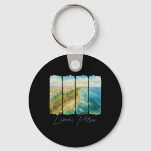 Llavero Lima Perú Viaje Viaje Pincelada Lima Perú Souvenir