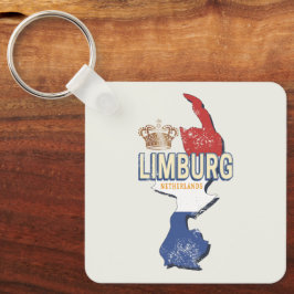 Llavero Limburgo Países Bajos Map Dutch Vintage Souvenir
