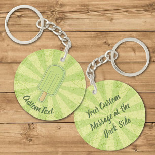 Llavero Lime Ice Cream Stick Keychain