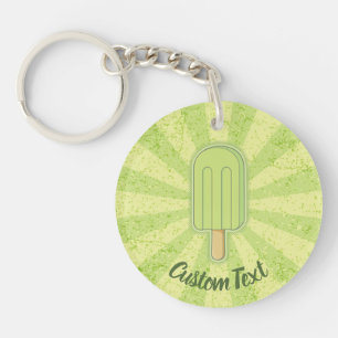 Llavero Lime Ice Cream Stick Keychain