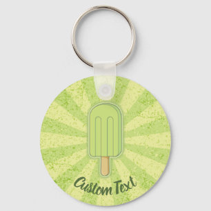 Llavero Lime Ice Cream Stick Keychain