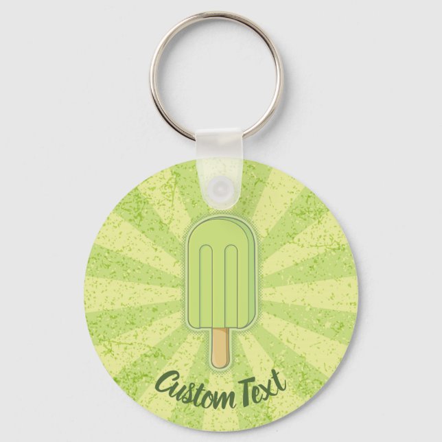 Llavero Lime Ice Cream Stick Keychain (Anverso)