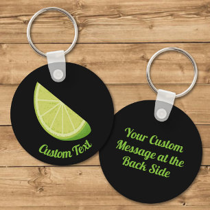 Llavero Lime Slice Keychain